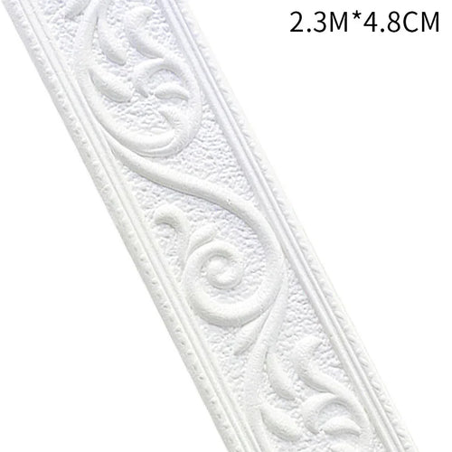 10/2.3meter Home Stickers Self Adhesive Waterproof Wall Trim Line Skirting Border Room Decoration Bedroom Bathroom Accessories