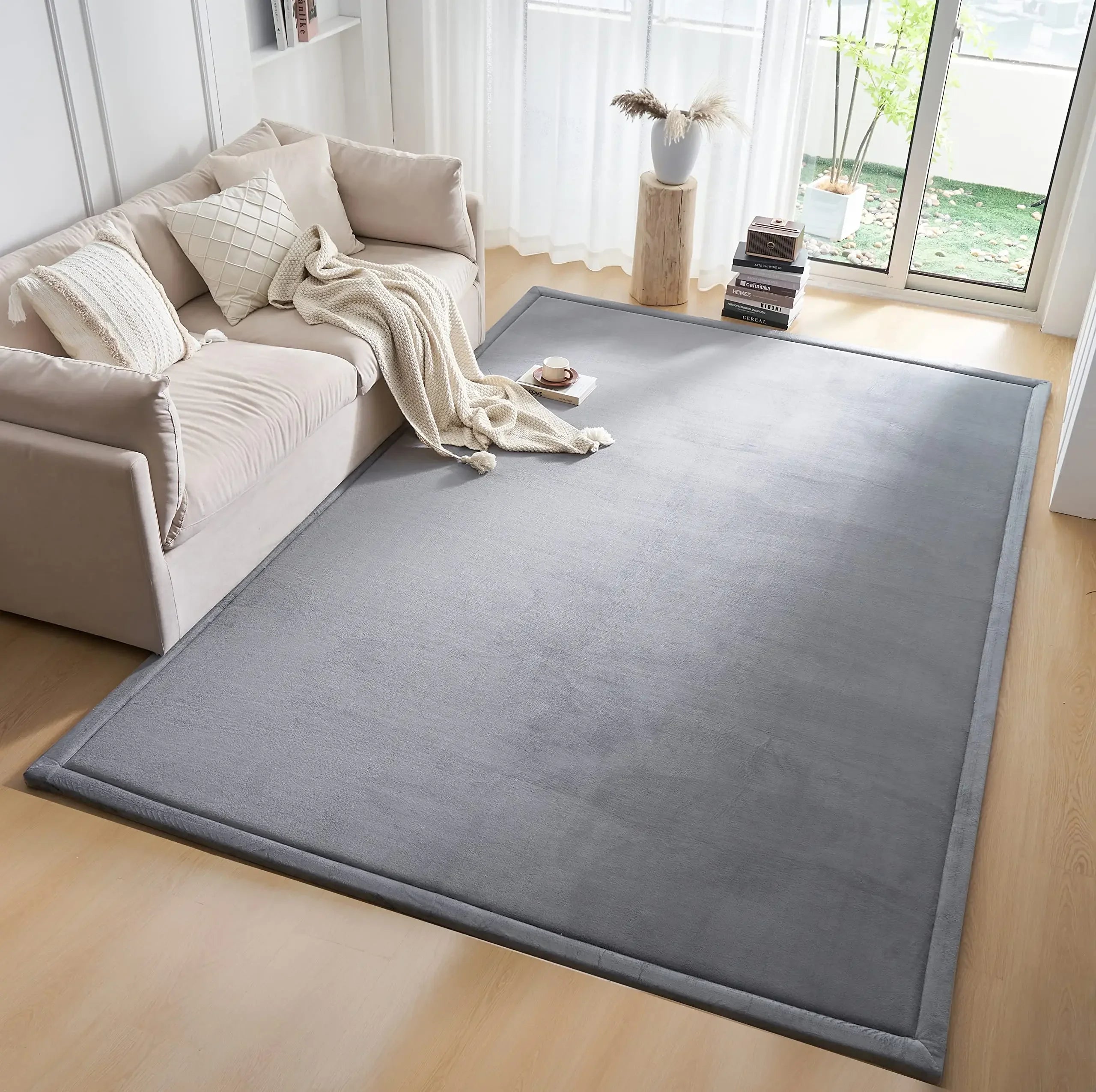 3CM Thick Baby Play Mat Padded Foam Crawling Rug for Kids Playroom Nursery Living Room Soft Floor Mat Baby Activity Rug