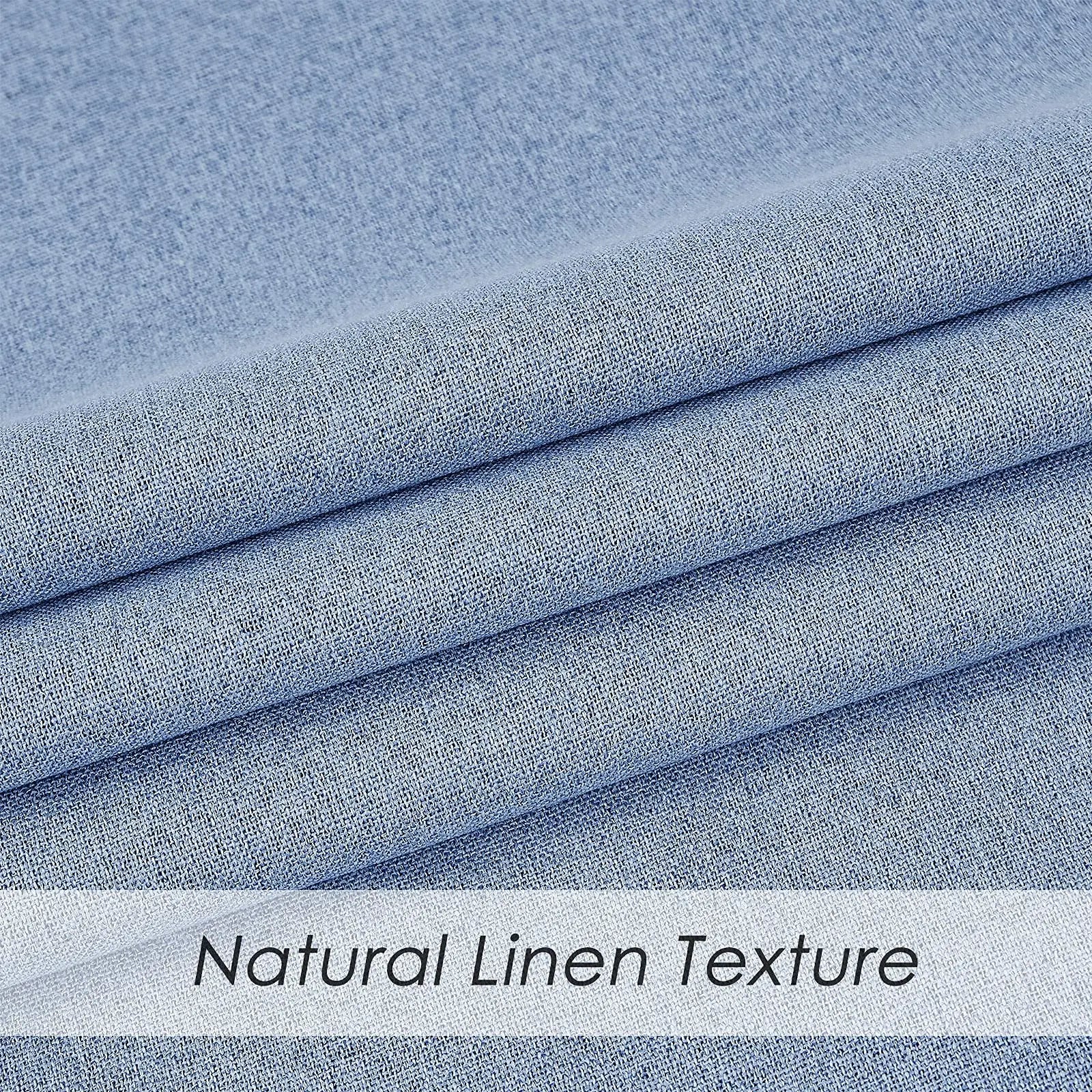 350cm Height Custom Made 100% Blackout Curtains Extra Long Faux Linen High Ceiling Window Living Room Bedroom Curtains