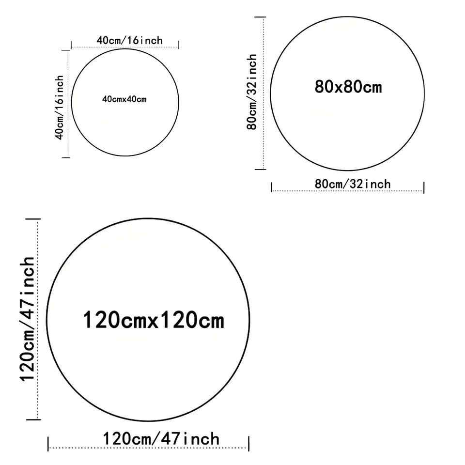 Round Game Machine Rug Living Room Bedroom Computer Chair Floor Mat Hanging Basket Mat Gaming Video Game Room Decorative Carpet