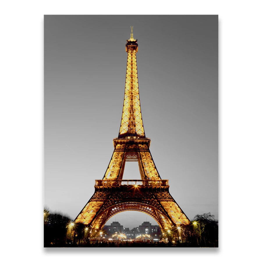 Black And White Landscape Nordic Canvas Painting Set Art Yellow Scenery Wall Picture For Living Room Decoration Poster And Print