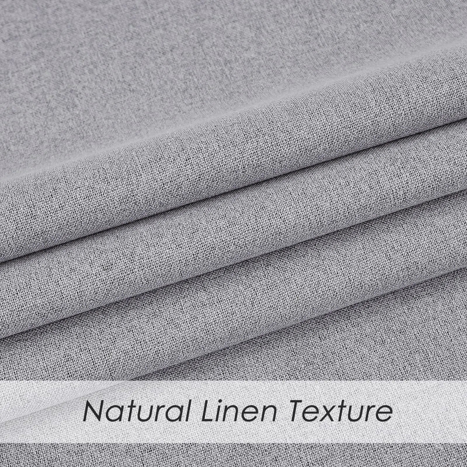 350cm Height Custom Made 100% Blackout Curtains Extra Long Faux Linen High Ceiling Window Living Room Bedroom Curtains